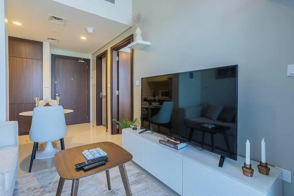 Lägenhet Axinite - Brand New! Warm Cozy 1 Bed High Floor Downtown Dubai Canal View Förenade Arabemiraten