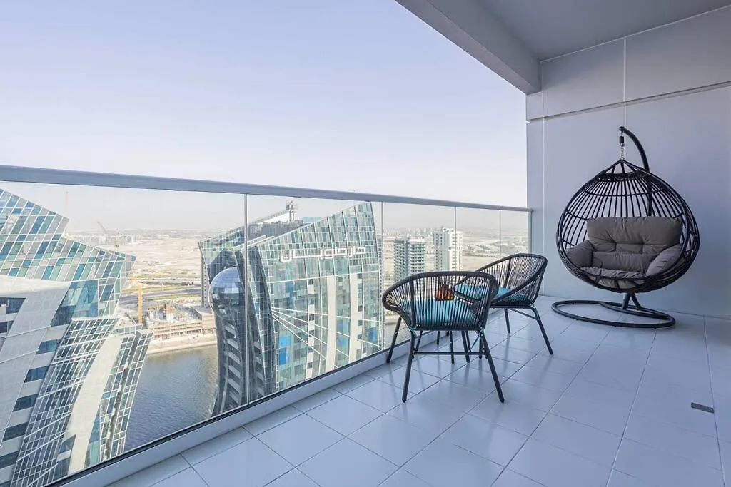 Axinite - Brand New! Warm Cozy 1 Bed High Floor Downtown Dubai Canal View 0*,